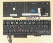 Czech Slovak Keyboard For Lenovo ThinkPad P52 (20M9 20MA) P72 (20MB 20MC) Black, No Backlit