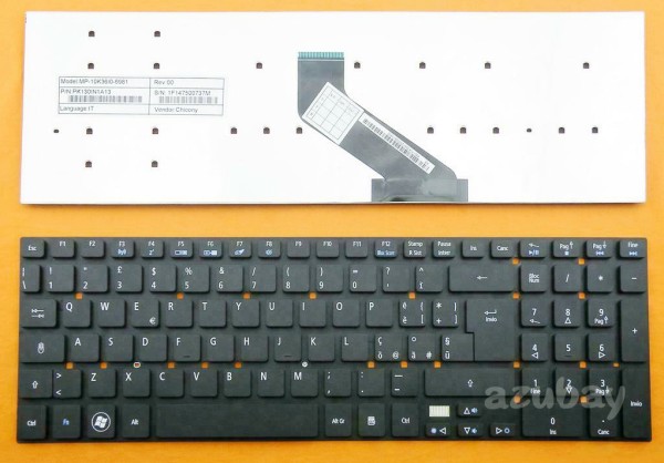 Italian IT Tastiera Italiana Keyboard for Acer Aspire E5-571 E5-571G E5-571P E5-571PG E5-572G E5-721 E5-731 E5-731G