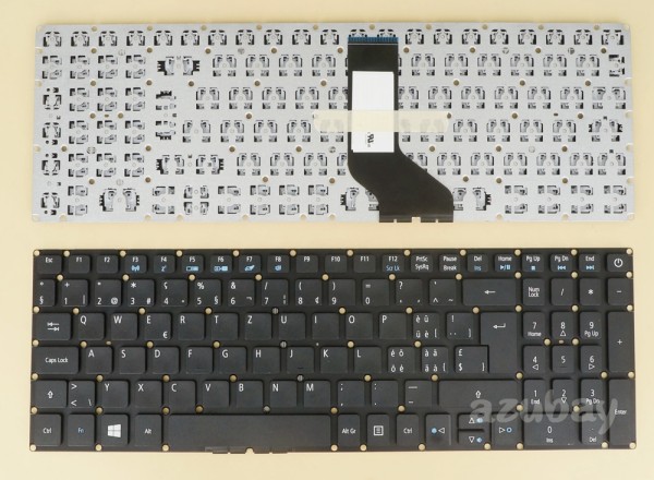 Swiss German CH Keyboard for Acer Aspire E5-532T E5-552 E5-552G E5-553 E5-553G E5-573