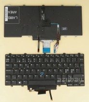 Nordic Swedish Finnish Keyboard For Dell Latitude E5450 5450 E5470 01WF0T  Backlit