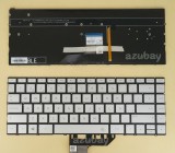 Spanish Keyboard for HP Envy 13-ad013ns 13-ad100ns  Backlit, Silver