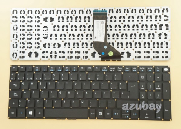 Spanish Keyboard Español Teclado for Acer Aspire  E5-553 E5-553G E5-573
