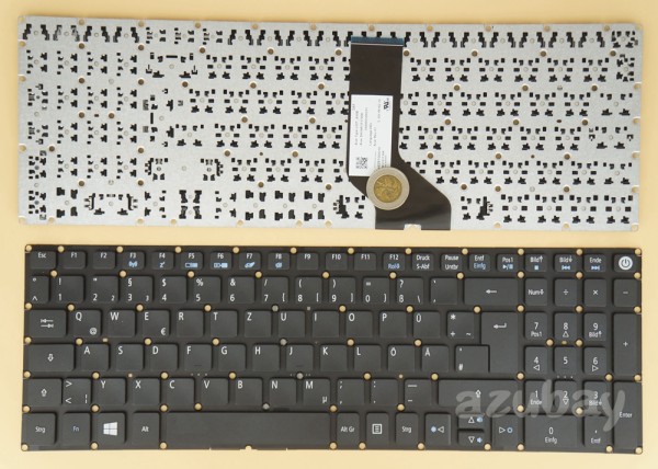 German Deutsche Tastatur Keyboard for Acer Aspire  A517-51GP A517-51P A615-51 A615-51G