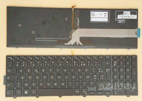 French AZERTY Keyboard Clavier for Dell Inspiron Gaming 5576 5577 Backlit