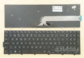 Danish Keyboard for Dell Inspiron Gaming 5576 5577 Black