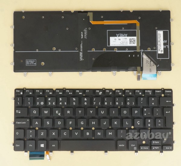 Portuguese Keyboard For DELL Inspiron 7347 7352 7547 7548, 073N0K Backlit