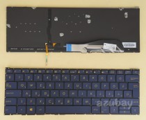 Hungarian Magyar HG HU QWERTZ Keyboard for ASUS 0KN0-UW1HU22 Dark Blue, Backlit