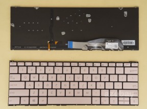 US Keyboard for ASUS 0KNB0-D609US00 Rose Golden, Backlit