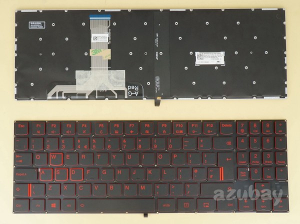 UK GB British Keyboard for Lenovo Legion Y520-15IKBM Y520-15IKBN Red backlit