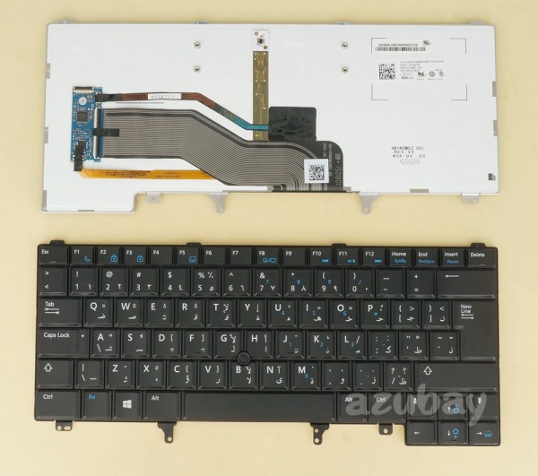 Arabic AR Keyboard For Dell Latitude E6330 E5420M E6430S E6420 Backlit