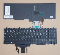 French AZERTY Français Keyboard for Dell Latitude 5550 E5550 E5570 5580 Backlit