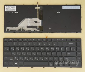 Korean KR Keyboard for HP Probook L04644-AD1 L21584-AD1, Backlit