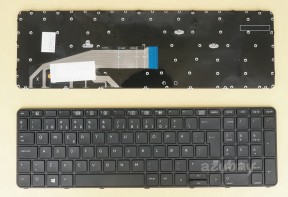 Norwegian Keyboard Norsk Tastatur for HP Probook 827028-091 837549-091 With Frame