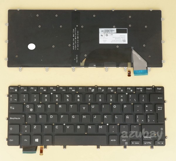 Latin Spanish Keyboard LAS Teclado For Laptop Dell Precision 5510 m5510 5520 Backlit