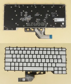 Finnish Norwegian Danish Keyboard For Laptop DELL Alienware M15 R2 08TKVP, RGB Color Backlight, White