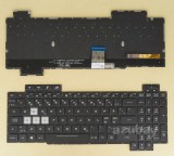 Norwegian Swedish Finnish Keyboard for Asus ROG Strix Hero II GL504GS GL504GV GL504GW, RGB Backlight, Black, Version 2