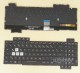German DE QWERTZ Keyboard for Asus ROG Strix Hero II GL504GS GL504GV GL504GW, RGB Backlight, Black, Version 2