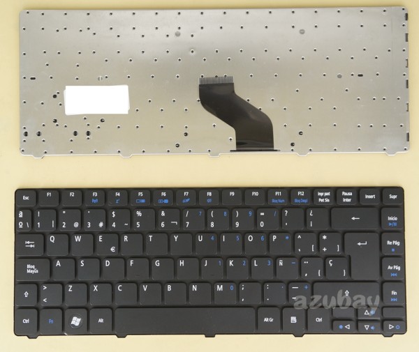 Spanish Keyboard Teclado for Acer Aspire 3820ZG 3935 4250 4251 4252, Black