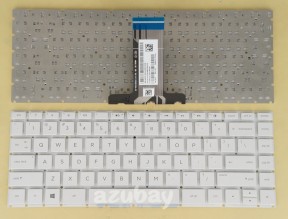 US UI English Keyboard for HP Pavilion x360 14-ba013tx 14-ba014tu 14-ba014tx, White