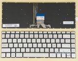 French AZERTY Français Keyboard For HP Pavilion x360 14-cd0006ns 14-cd0007la, Silver, Backlit