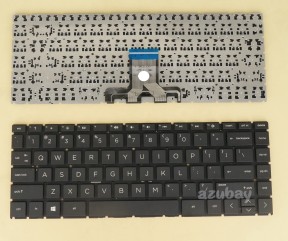US UI English Keyboard for HP Home 14-cf0014dx 14-cf0016ca 14-cf0018ca, Black