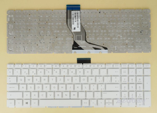Swiss QWERTZ Tastatur Keyboard For HP 17q-bu100 17q-cs1000 17t-bs000 17z-ak000 White