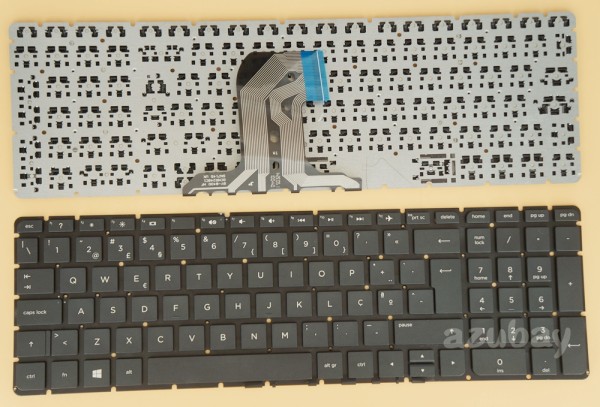 Portuguese Keyboard for HP Home 15-ay005np 15-ay007np 15-ay010np 15-ay011np Black