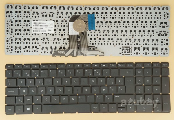 Belgian AZERTY Keyboard for HP Home 15-af138nb 15-af139nb 15-af140nb Black
