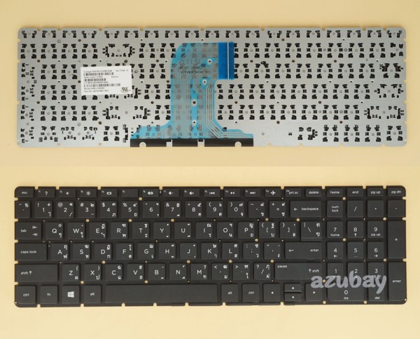 Thai Keyboard For Laptop HP Home  256 G4, 250 G5, 255 G5, 256 G5 Black