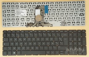 French AZERTY Français Keyboard For HP  250 G5 255 G5 256 G5, Black