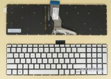 Scandinavian Nordic SD FI DK NW Keyboard for HP 17-ae101no 17-ae102no Silver, Backlit