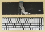 Swiss QWERTZ Tastatur Keyboard For HP Home 15-bs600 15-bs700, Silver, Backlit