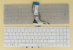 Scandinavian Nordic SD FI DK NW Keyboard for HP Home 15-bs000 15t-bs000 White