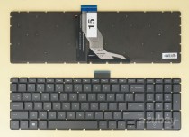 US UI English Keyboard for HP 15-ck067tx 15-ck068tx 15-ck069tx 15-ck070tx Backlit, Gray Black