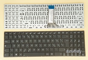 Italian Keyboard IT Tastiera for Asus X555UA X555YA X555YI Y583L Y583LD Y583LP, Black