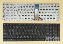Arabic AR Keyboard for Asus  X555YI Y583L Y583LD Y583LP, Black