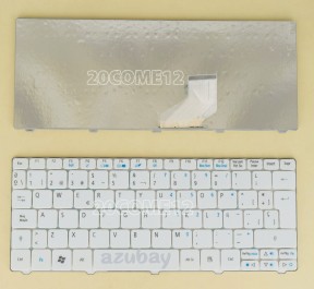 Spanish Keyboard SP Español Teclado for Acer Minibook Nav50 Nav51 Pav70 Nav70, White