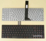 UK GB British Keyboard for Asus X552CA X552CL X552E X552EA Black with Red letters