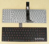 Latin Spanish Keyboard LAS Teclado for Asus X552CA X552CL X552E X552EA Black Red letters