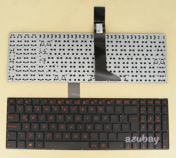 Latin Spanish Keyboard LAS Teclado for ASUS X550LA X550LAV X550LB X550LC Black Red letters