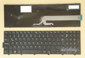 Latin Spanish Keyboard LAS Teclado for Dell Series 3568 3573 3576 071M2C Laptop Black