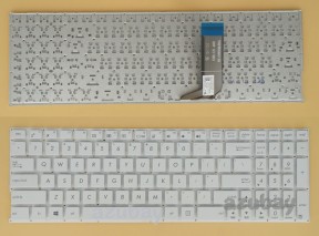 US UI English Keyboard for Asus X756UV X756UW X756UX White