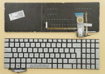 UK GB British Keyboard for Laptop Asus N751JK N751JX N752V R555J Silver,With Backlight