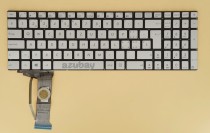Swiss QWERTZ Tastatur Keyboard For Laptop Asus N551JK N551JM N551JQ Silver,With Backlight