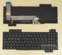 Greek Keyboard πληκτρολόγιο for ASUS ROG Strix SCAR Edition GL703GE GL703VD RGB Backlight, Black, Version 1