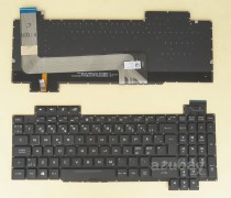 Scandinavian Nordic SD FI DK NW Keyboard for ASUS ROG Strix SCAR Edition GL703GE RGB Backlight, Black