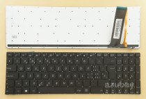 Swiss QWERTZ Tastatur Keyboard For Laptop Asus N56VJ N56VM N56VV N56VZ Black, Backlit