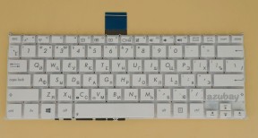 Russian Keyboard RU русский Клавиатура for Laptop Asus X200CA X200LA X200MA, White