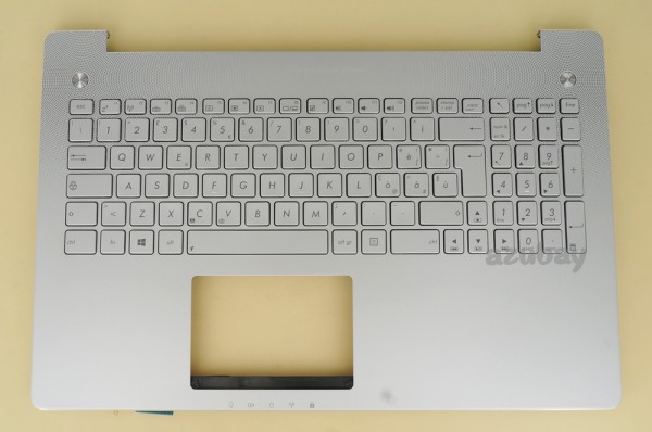 Italian IT Tastiera Keyboard for Laptop Asus N550JV N550JX R552JK R552JV R552LF, Silver, Backlit