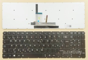 Hungarian Billentyűzet Keyboard for Toshiba Radius P55-C P55T-C P55W-B, Backlit, Black